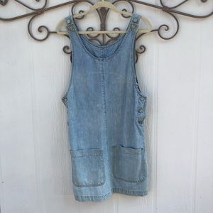 Vintage Style Overall Dress